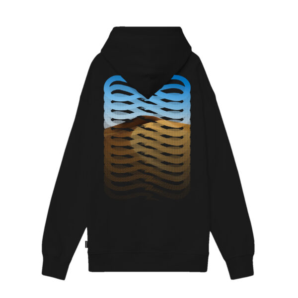 Propaganda Ribs Desert Hoodie – Black