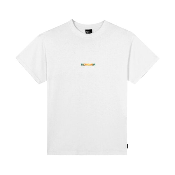 Propaganda Ribs Gradient T-Shirt – White