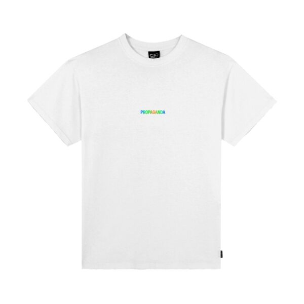 Propaganda Ribs Neon T-Shirt – White