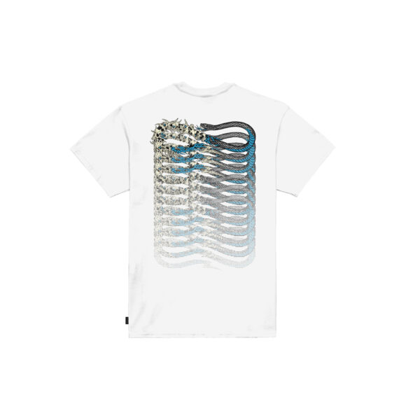 Propaganda Ribs Skullsnake Tee – White