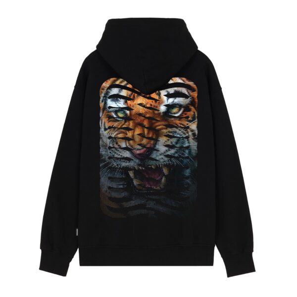 Propaganda Ribs Tiger Hoodie – Black