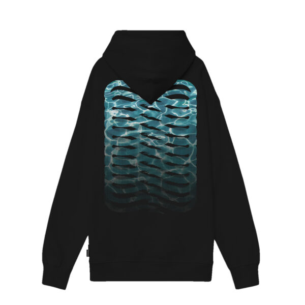 Propaganda Ribs Waves Hoodie – Black