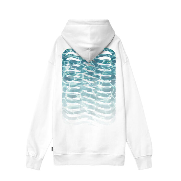 Propaganda Ribs Waves Hoodie – White