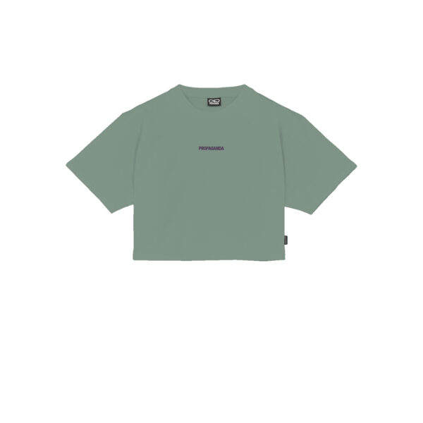 Propaganda Ribs Woman Crop Top Tee – Iceberg