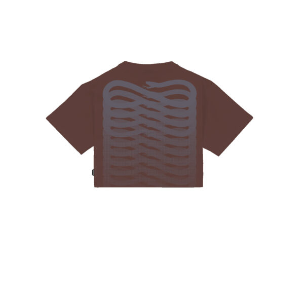 Propaganda Ribs Woman Crop Top Tee – Mink