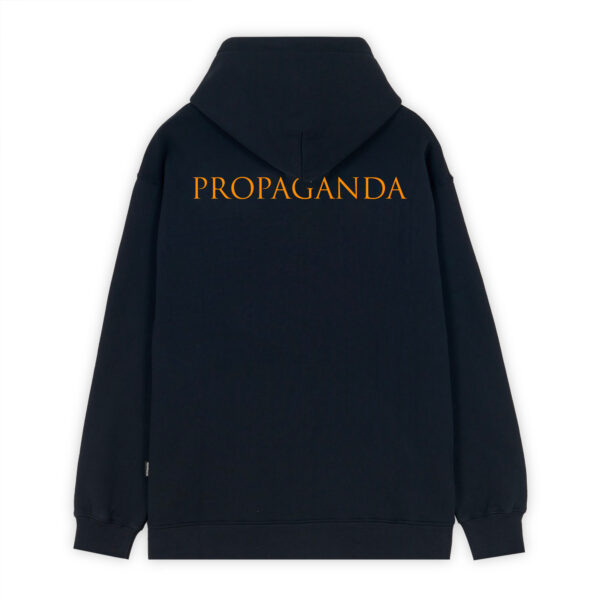 Propaganda Roma Logo Flame Hoodie – Black