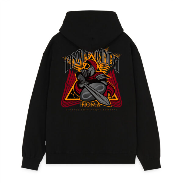 Propaganda Roma Triangle Gladiator Hoodie – Black