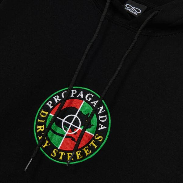 Propaganda Shield Hoodie – Black