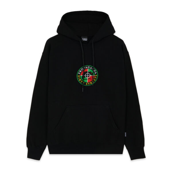 Propaganda Shield Hoodie – Black
