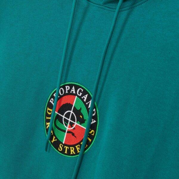 Propaganda Shield Hoodie – Petrol