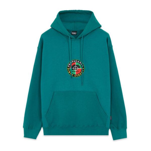 Propaganda Shield Hoodie – Petrol