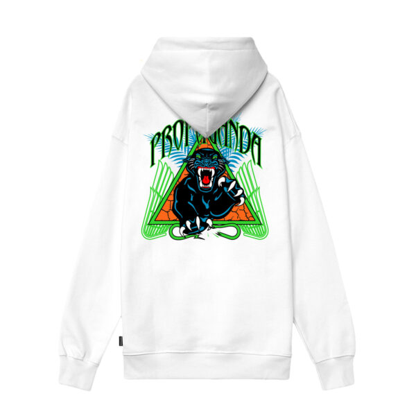 Propaganda Triangle Panther Hoodie – White