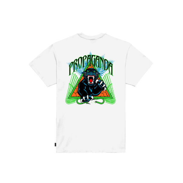Propaganda Triangle Panther Tee – White
