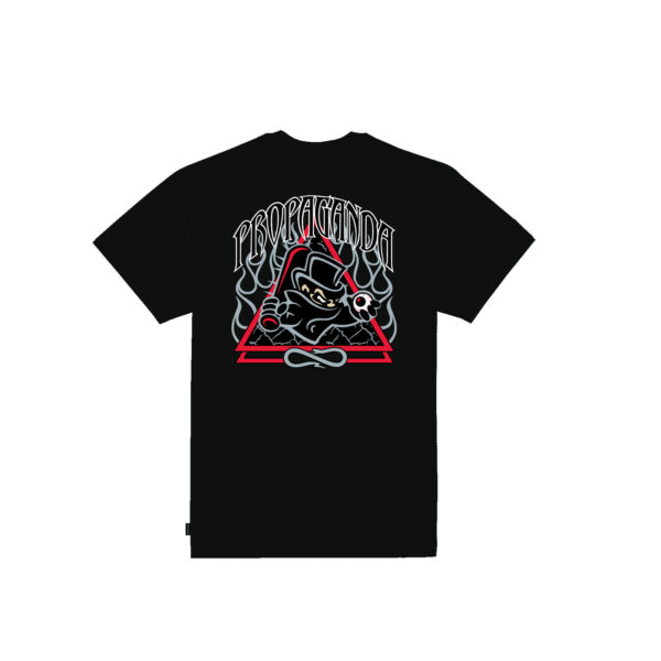 Propaganda Triangle Ripper Tee – Black