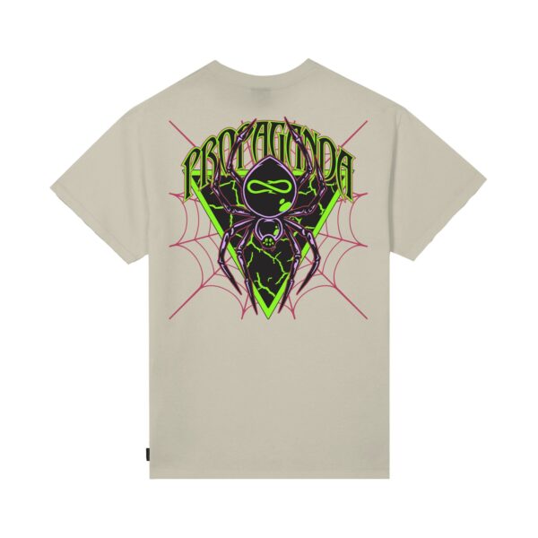 Propaganda Triangle Web T-Shirt – Bone