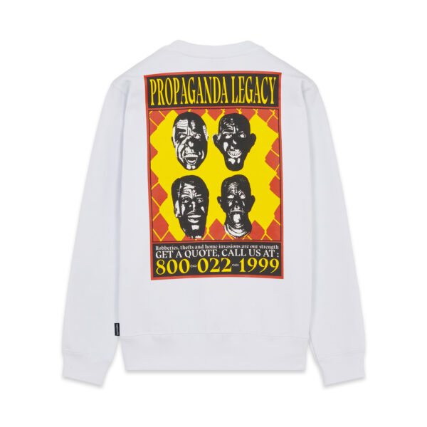 Propaganda Wanted Crewneck – White