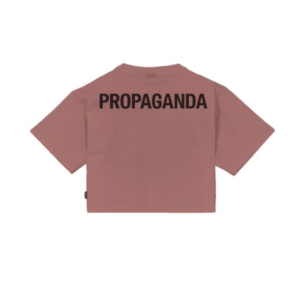 Propaganda Women Logo Croptop Tee – Clay