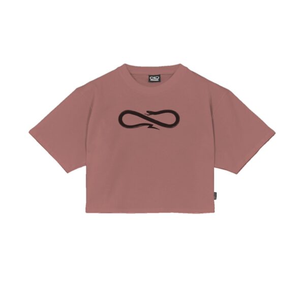 Propaganda Women Logo Croptop Tee – Clay