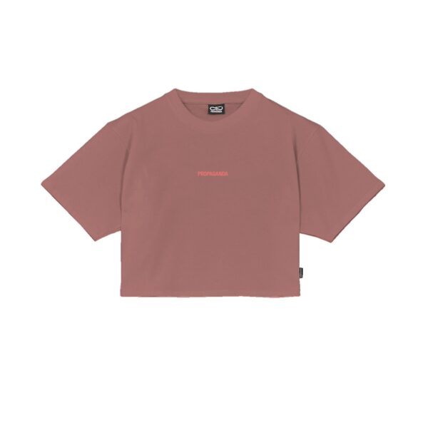 Propaganda Women Ribs Croptop Tee – Clay