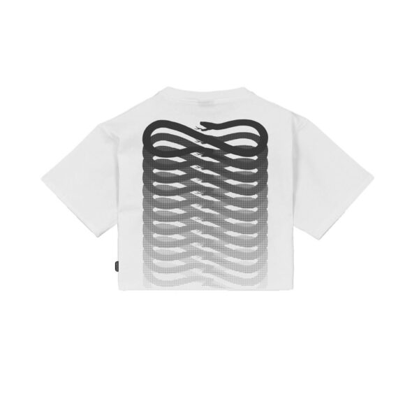 Propaganda Women Ribs Croptop Tee – White