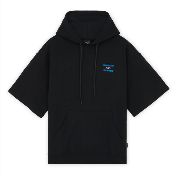 Propaganda Propaganda X IlMuretto Hoodie Short Sleeve – Black