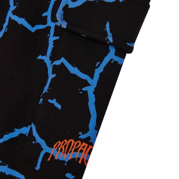 Propaganda Triangle Gorilla Cargo Sweat Short – Black