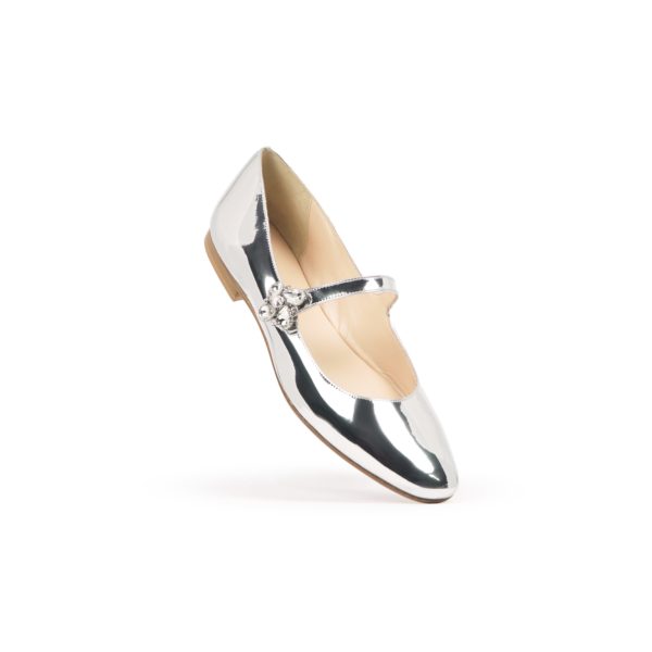 Prosperine Ballerina “Bebè” Da Donna Effetto Specchio Con Laccio