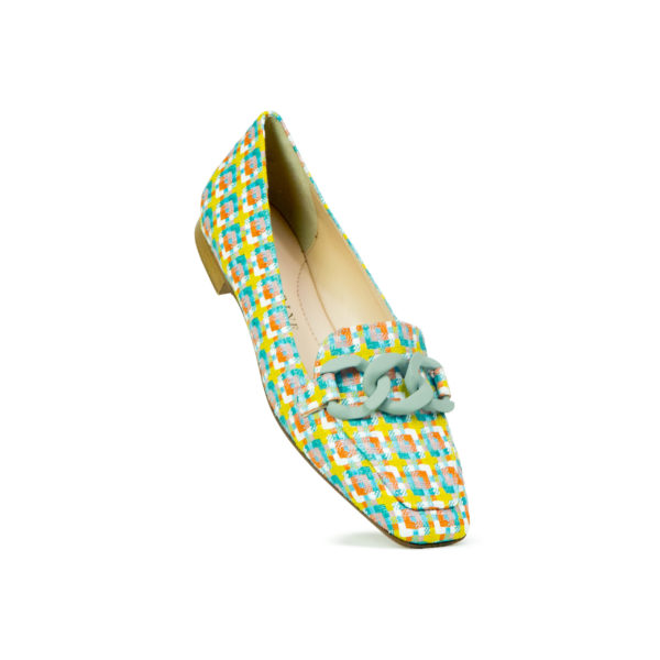 Prosperine Mocassino Da Donna In Tessuto Multicolor