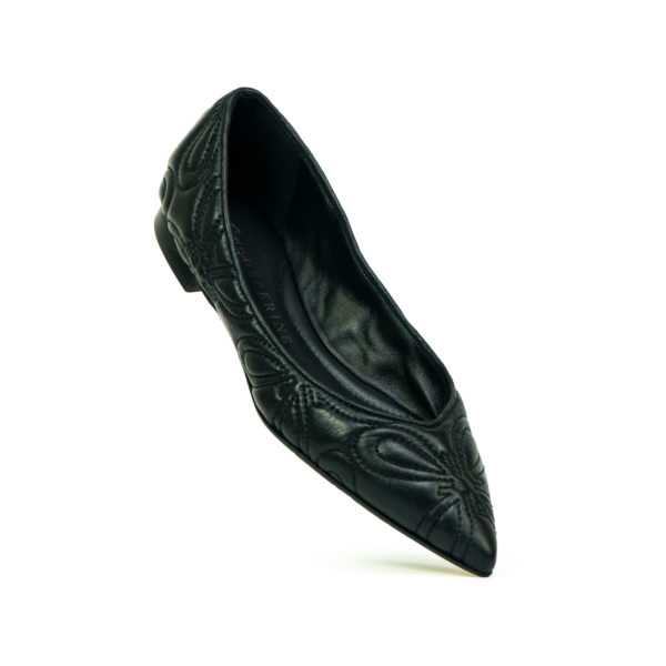 Prosperine Ballerina Da Donna In Nappa Nera