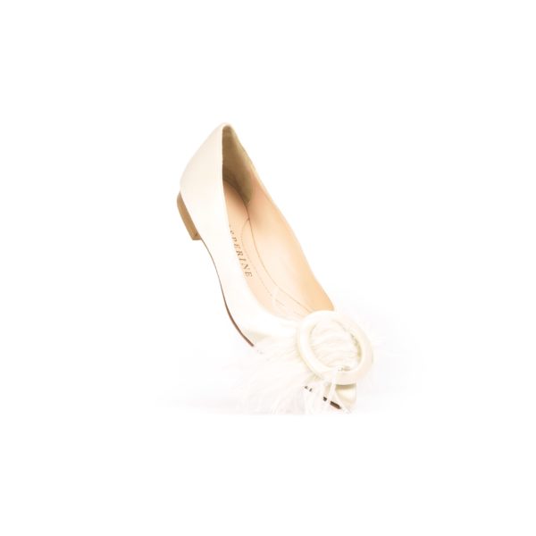 Prosperine Ballerina Da Donna In Raso Con Piume