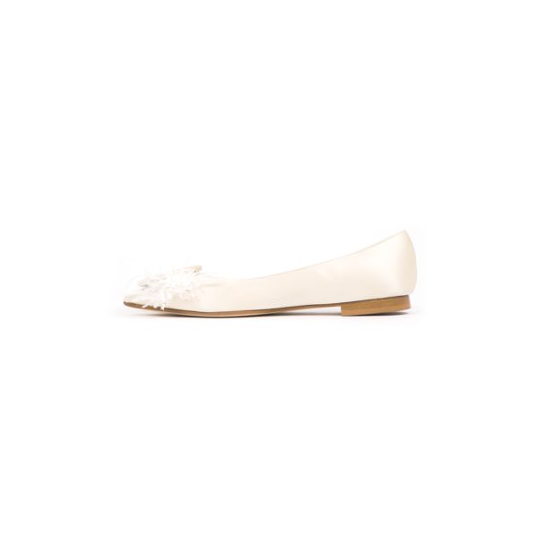 Prosperine Ballerina Da Donna In Raso Con Piume