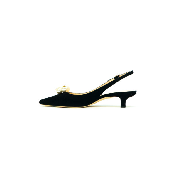 Prosperine Chanel Da Donna In Camoscio Con Perle