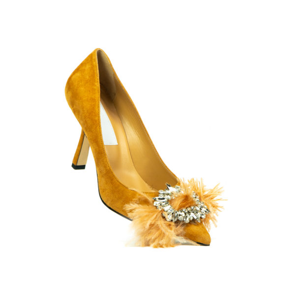 Prosperine Decolletè Da Donna In Camoscio Camel