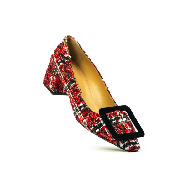 Prosperine Decolletè da Donna in Tessuto e Vernice