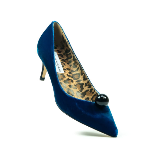 Prosperine Decolletè Da Donna In Velluto Con Sfera