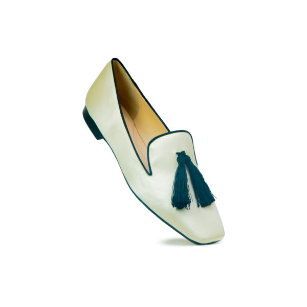 Prosperine Mocassino Da Donna In Raso Con Nappine