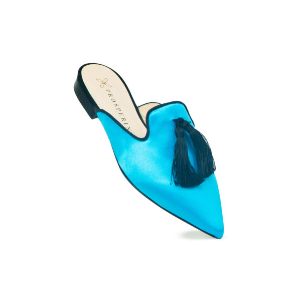 Prosperine Sabot Da Donna In Raso Con Nappine