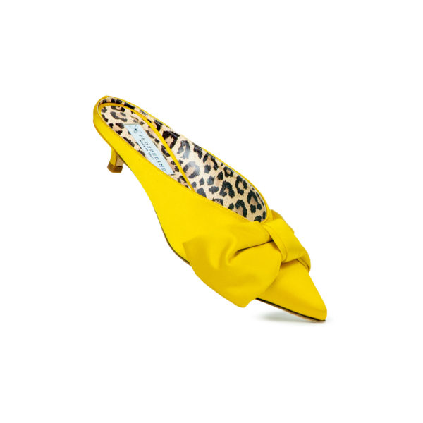 Prosperine Sabot Da Donna In Raso Con Tacco