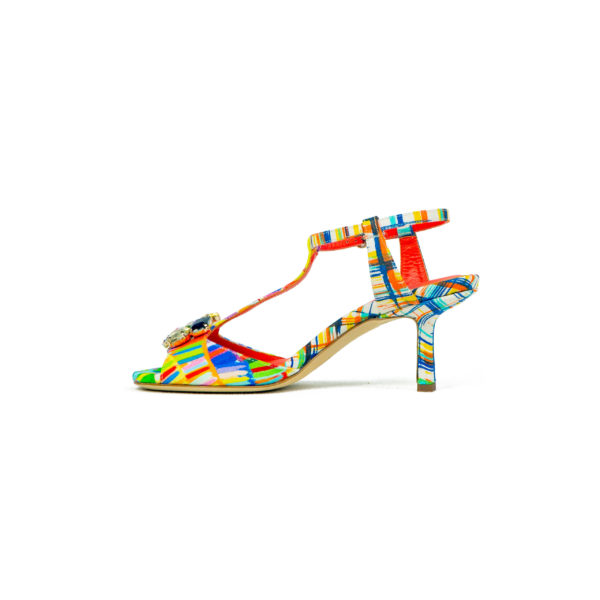 Prosperine Sandalo Da Donna In Tessuto Multicolor