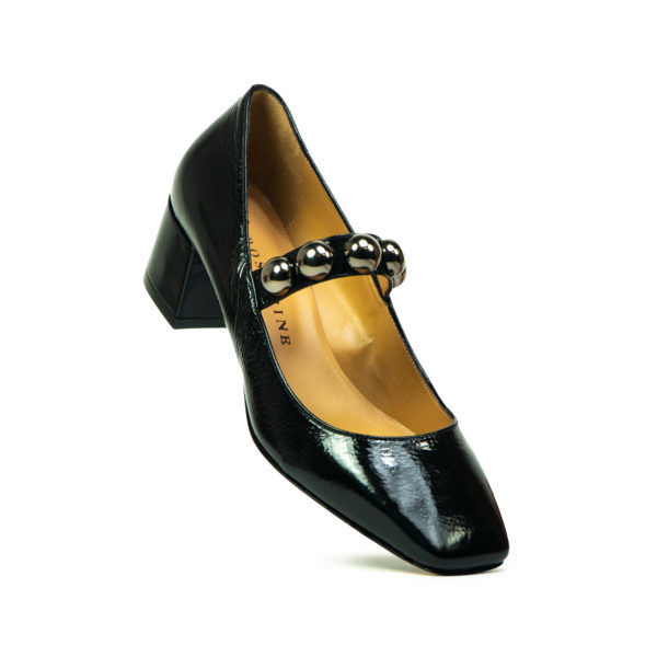 Prosperine Scarpa Da Donna “Mary Jane” Con Borchie