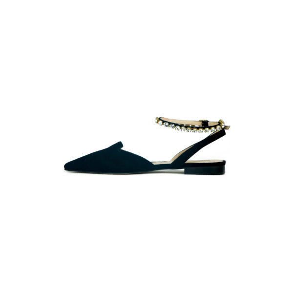 Prosperine Slingback Da Donna In Camoscio