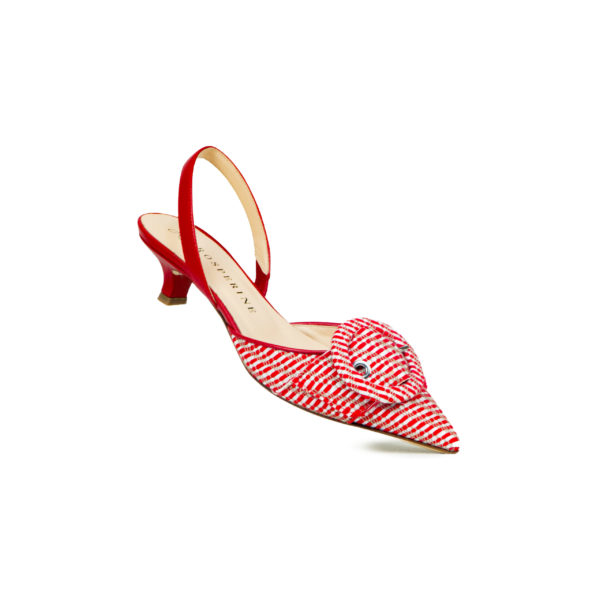 Prosperine SlingBack Da Donna In Rafia