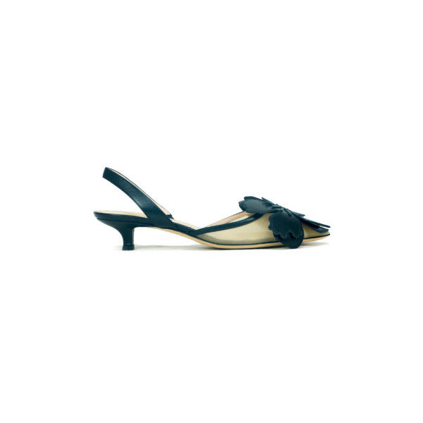 Prosperine Slingback da Donna in Rete e Nappa