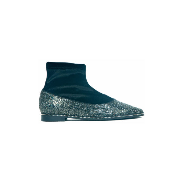 Prosperine Stivaletto da Donna in Tessuto Glitter