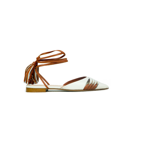 Prosperine Sandalo da Donna in Nappa con Nastro alla Caviglia