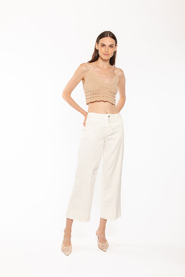 PS. Don't Forget Me EVA MID RISE PALAZZO CROPPED FIT