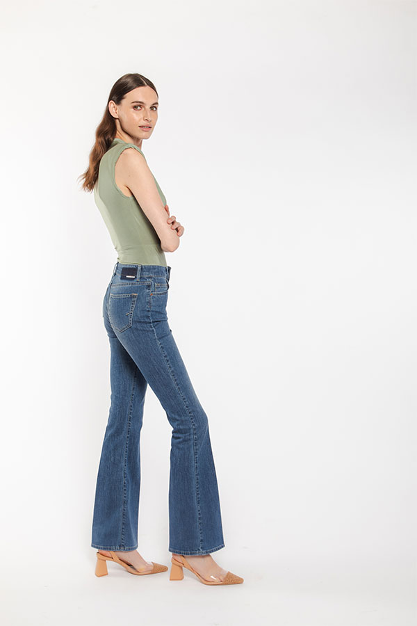 PS. Don't Forget Me MONICA HIGH RISE BELL BOTTOM FIT