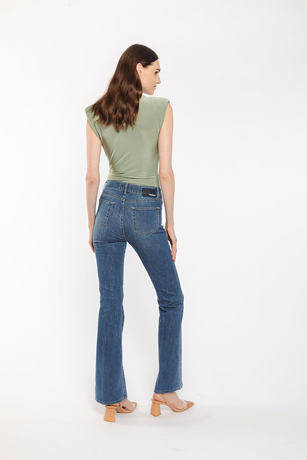 PS. Don't Forget Me MONICA HIGH RISE BELL BOTTOM FIT