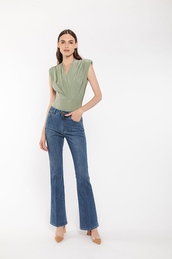 PS. Don't Forget Me MONICA HIGH RISE BELL BOTTOM FIT