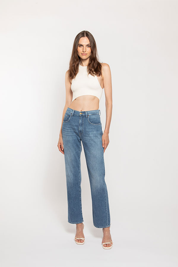 PS. Don't Forget Me VIRGINIA HIGH RISE STRAIGHT FIT